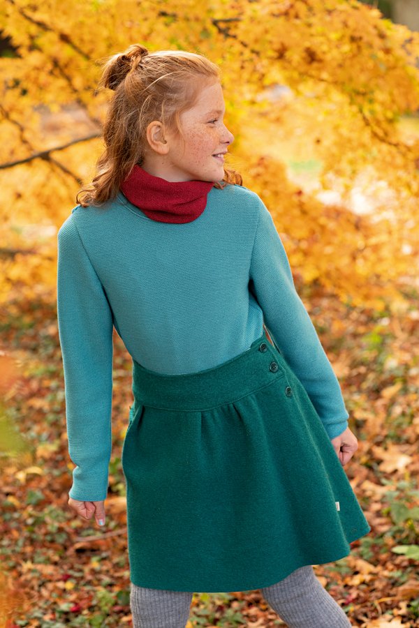 Disana organic merino left-knit sweater