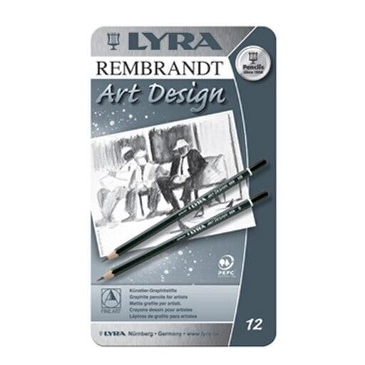 Lyra Assorted Sketching Art Design Pencils set (6B-4H)