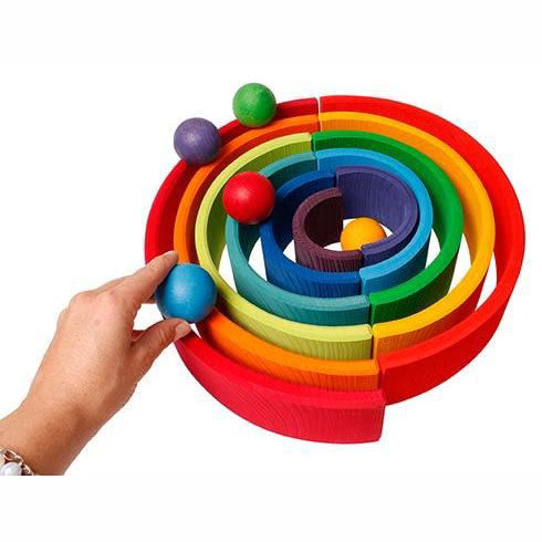 Grimm s Wooden Balls Rainbow