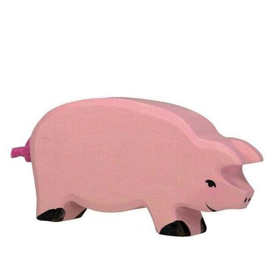 Holztiger pig