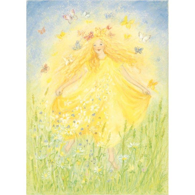 springtime is back postcard