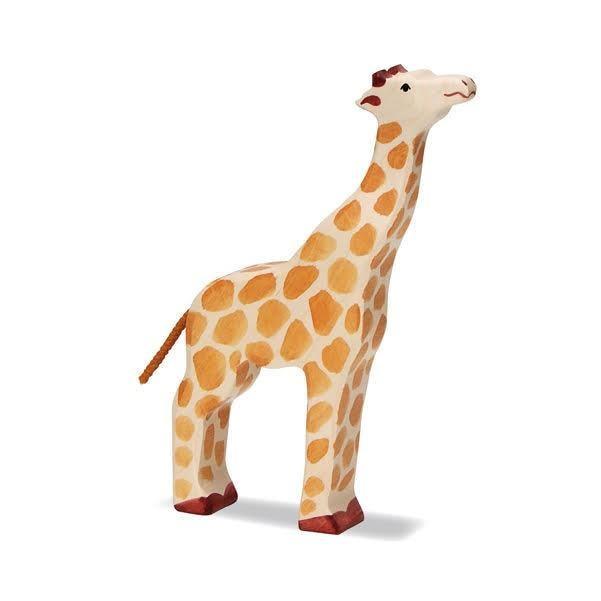 Holztiger giraffe, head raised