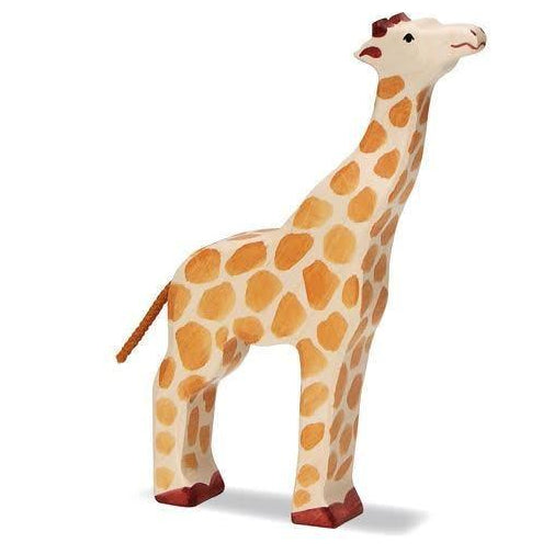 Holztiger giraffe, head raised