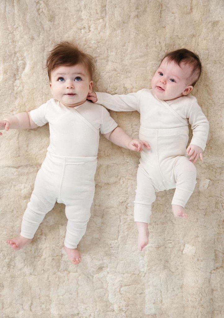 silkwool blend baby pants