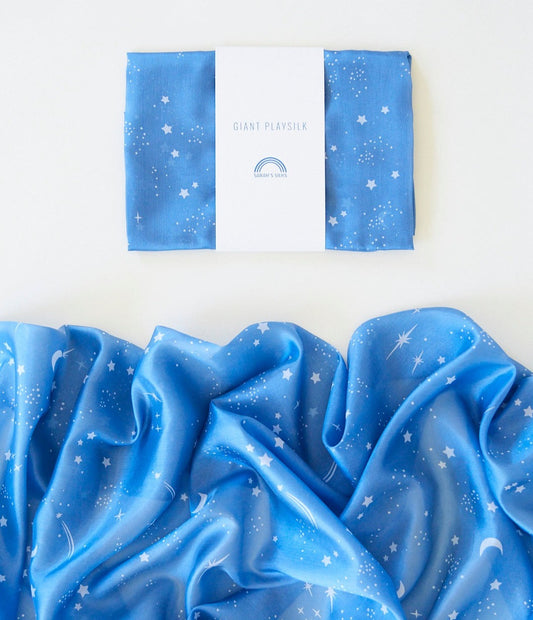 giant celestial silkscape (106 x 35 inches)