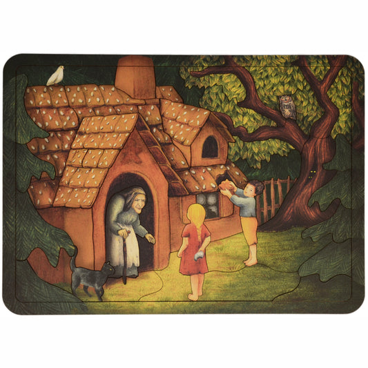 Hänsel and Gretel wooden puzzle