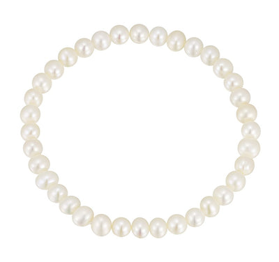 child's pearl bracelet, white pearls.  Jo For Girls brand.